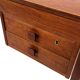 Vintage Danish teak compact Domino Mobler desk, 1960s