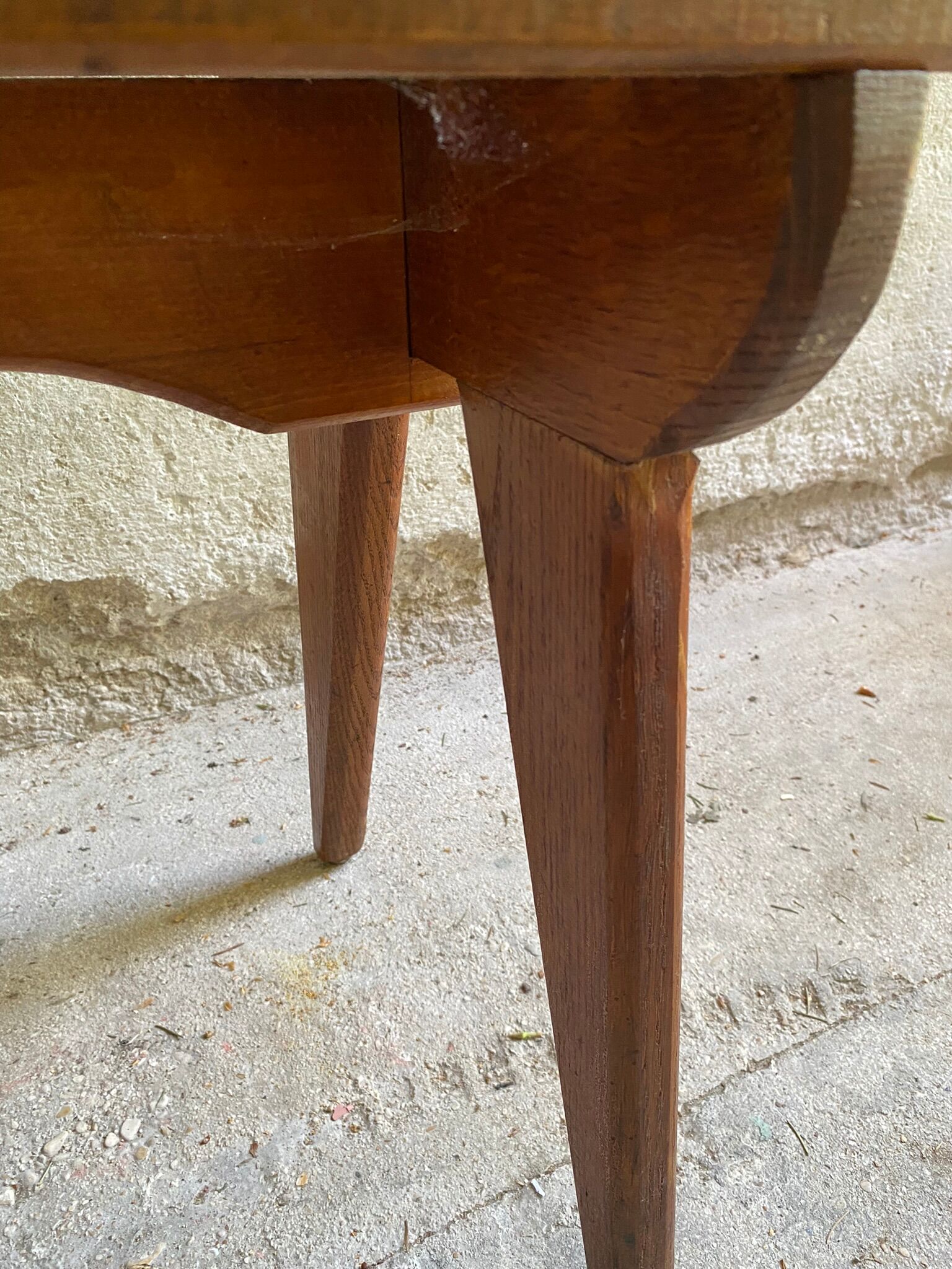 Scandinavian style plant holder with compass base