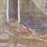 Oil on canvas contemporary landscape, signed Gouny et Marange