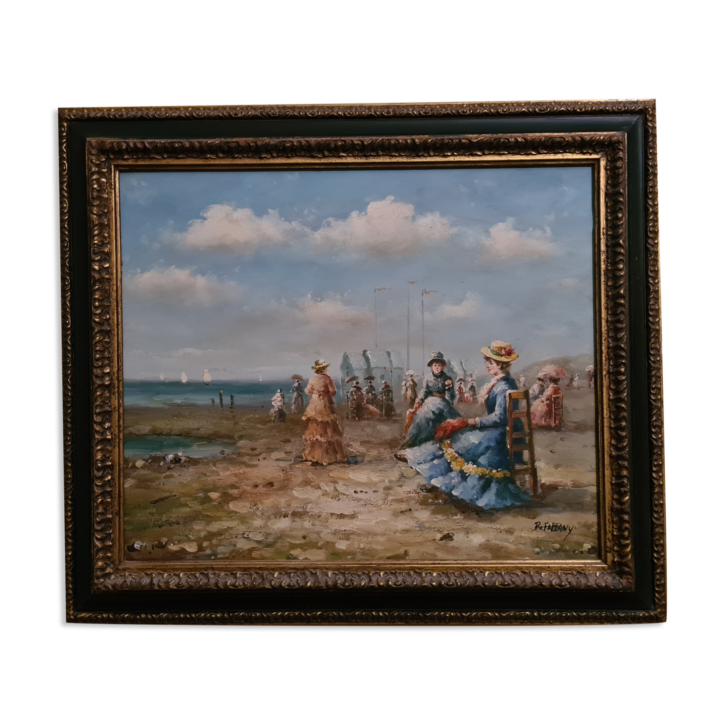 Romantic vintage painting
