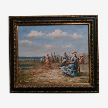 Romantic vintage painting