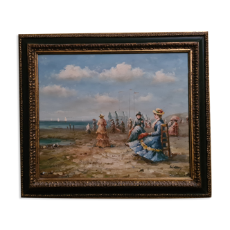 Romantic vintage painting