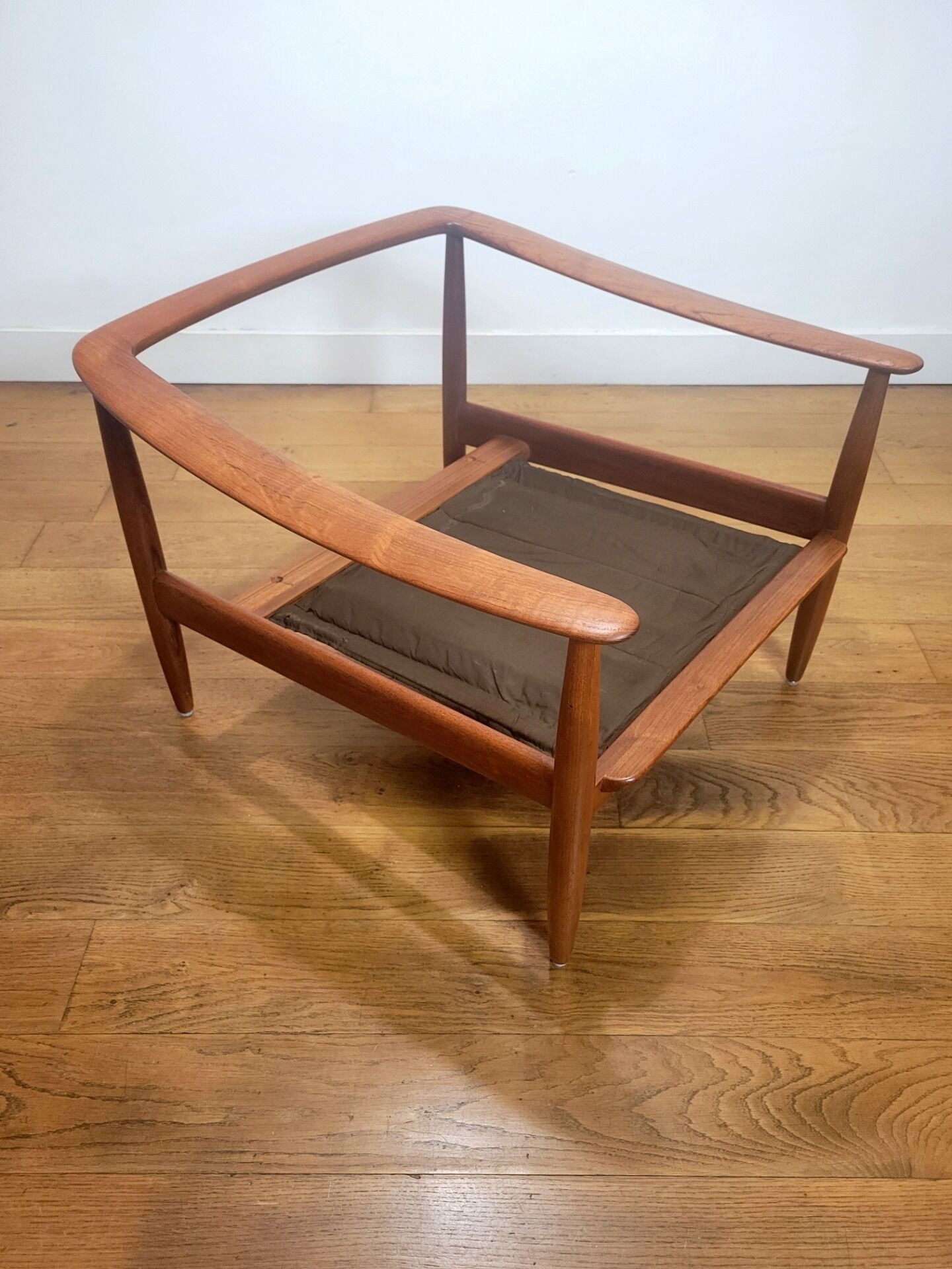 Vintage lounge chair in teak by Carl Straub, 1960