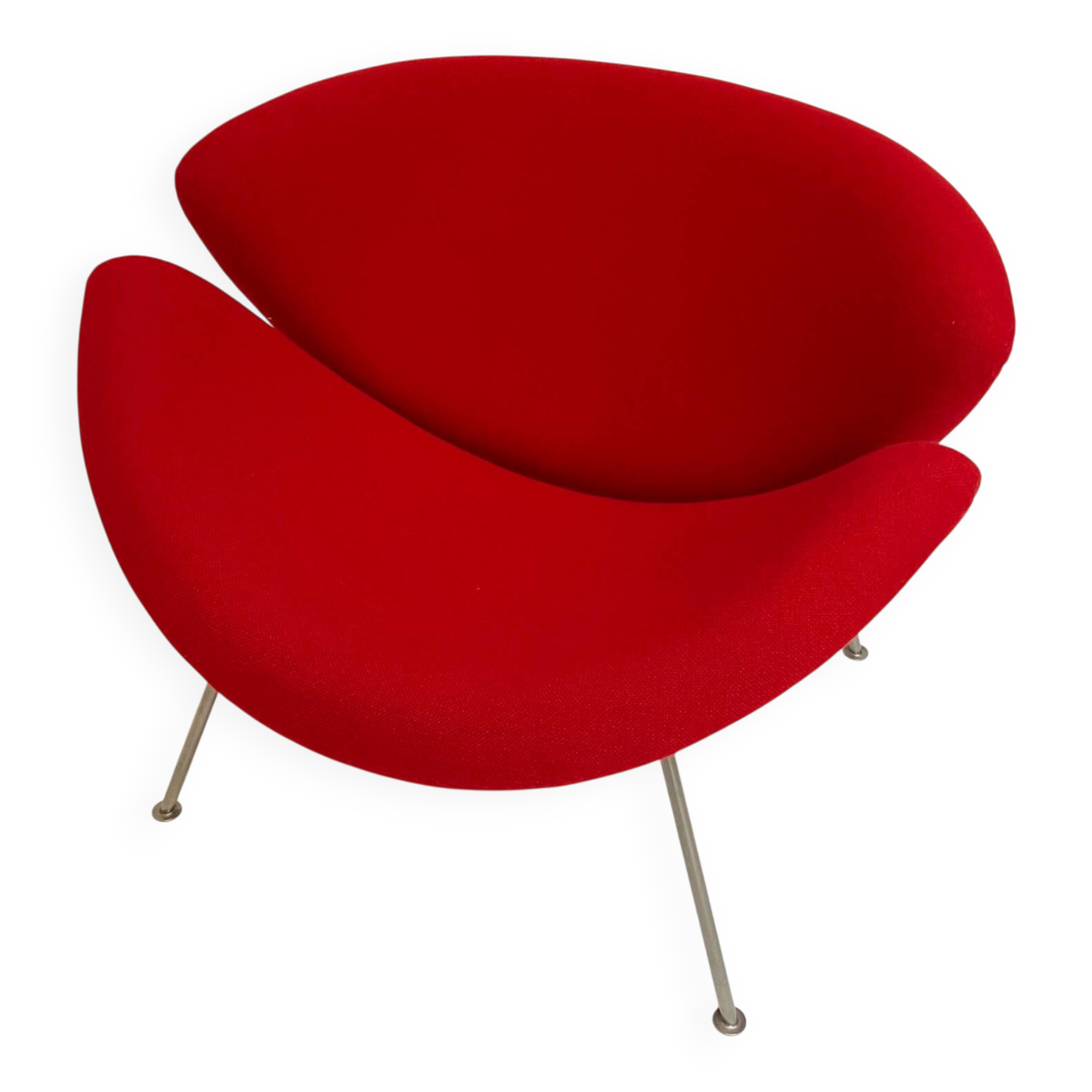 Reupholstered Orange Slice armchair by Pierre Paulin for Artifort, 1960s