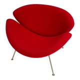 Reupholstered Orange Slice armchair by Pierre Paulin for Artifort, 1960s
