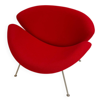 Reupholstered Orange Slice armchair by Pierre Paulin for Artifort, 1960s