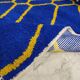 Handmade traditional pure wool rug 2/3 m