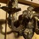 Paire d’appliques en bronze  doré  style LXV