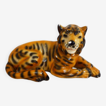 Lying Tiger Sculpture