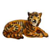 Reclining Tiger Sculpture