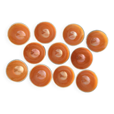 11 old Céranord Saint Amand Semi Vitrified bowls
