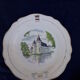 11 plates of earthenware from Gien model Châteaux de la Loire ar 22 cmmoiries diam