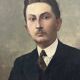 Oil on canvas, portrait of a man.