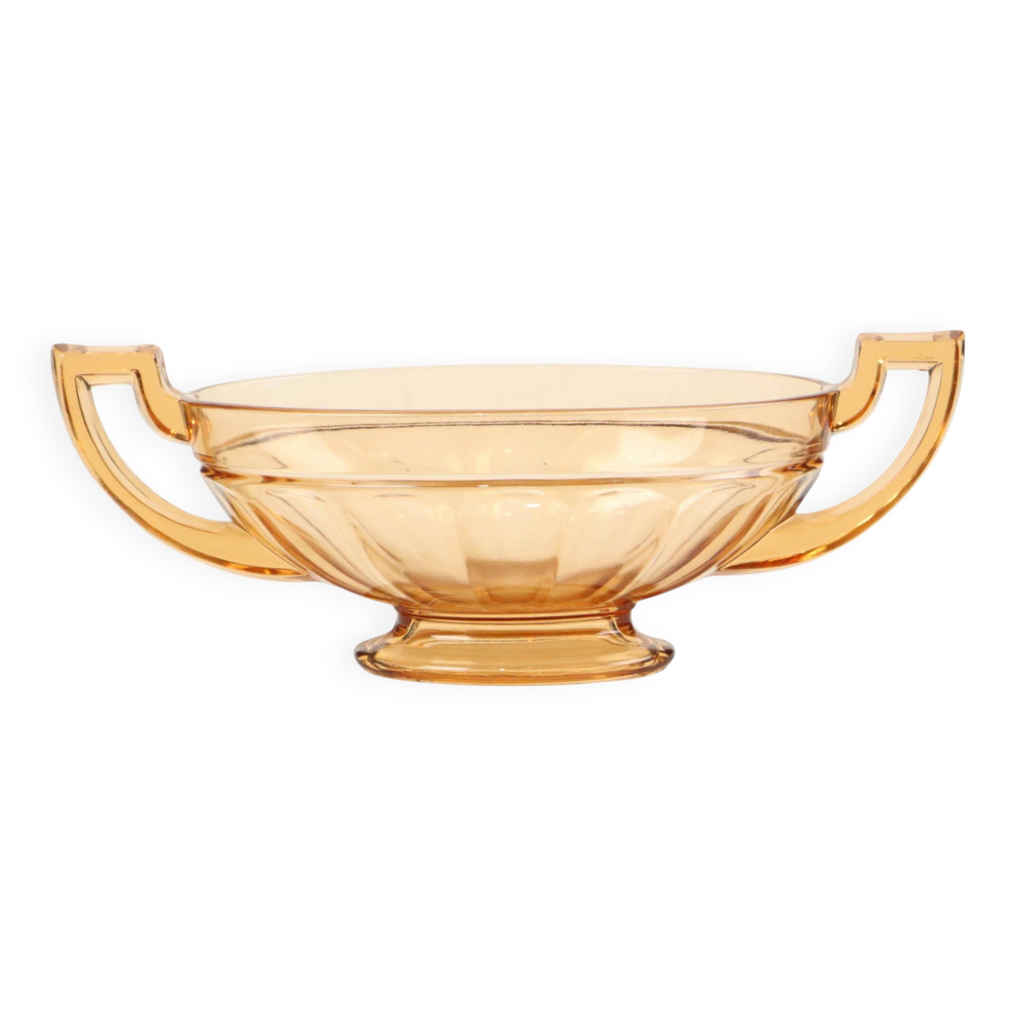 Art Deco Val Saint Lambert Fruit Bowl Noémie Oval Luxval 1935