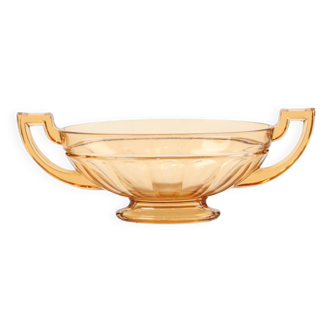 Coupe à Fruits Art Déco Val Saint Lambert Noémie Ovale Luxval 1935