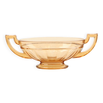 Coupe à Fruits Art Déco Val Saint Lambert Noémie Ovale Luxval 1935