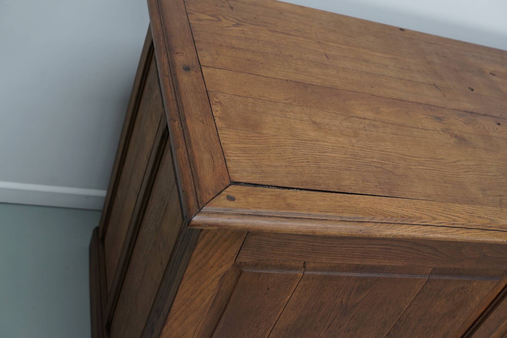 Antique French Oak Apothecary / Filing Cabinet / Kitchen Island, 1920/30s