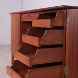 Art Deco Freestanding Teak Desk, 1960s