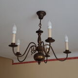 Dutch style chandelier and wall lights