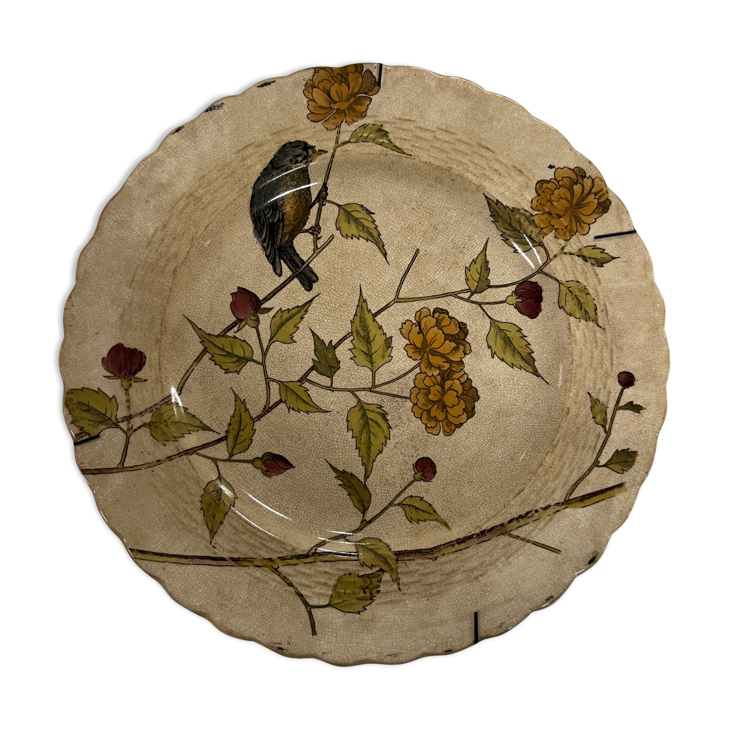 Decorative flat plate to hang on the wall