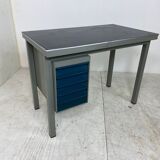 Bureau industriel en métal et linoléum de Gispen 1950s