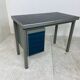 Bureau industriel en métal et linoléum de Gispen 1950s