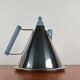 Postmodern German stainless steel kettle by Fissler, 1980s.