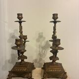 Pair of candelabra, 19th century candlesticks