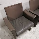 Korium wide armchair(s), design Tito Agnoli, Matteo Grassi, 1980
