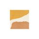 Abstract painting 30x40cm yellow and ochre signed eawy