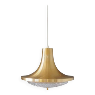 Lampe à suspension, design danois, années 1970, production : Danemark