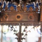 Large Antique Metal Chandelier