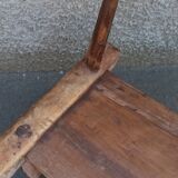 Tabouret ancien en bois. Art africain Baoulé de Côte d'Ivoire