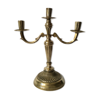 Candle holder 3 branches old