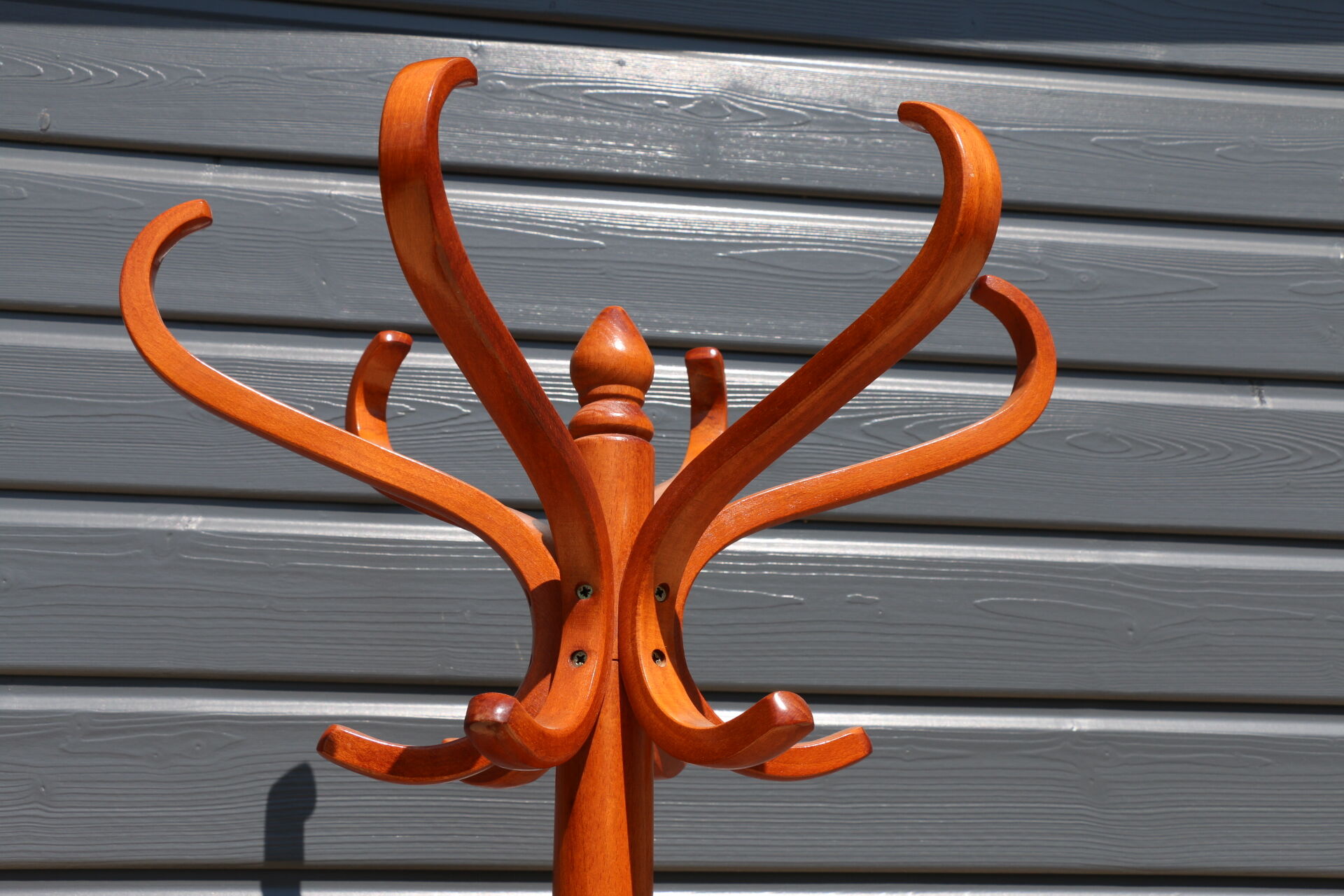 Parrot coat rack baumann simple mahogany