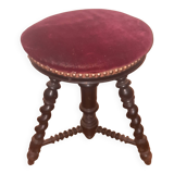 Napoleon 3 Turned Wood Piano Stool