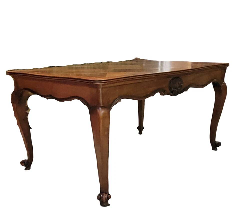 Louis XV style Provençal table in walnut circa 1930