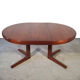 Table ronde scandinave extensible 1960