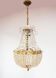 French bronze and crystal chandelier c. 1950 (35 cm)