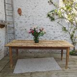 Restored old farmhouse table