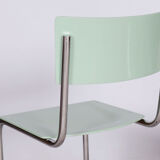 Restored Bauhaus Pair of Chairs, M. Stam, R.Slezak, Chrome-plated Steel, Czechia, 1930s