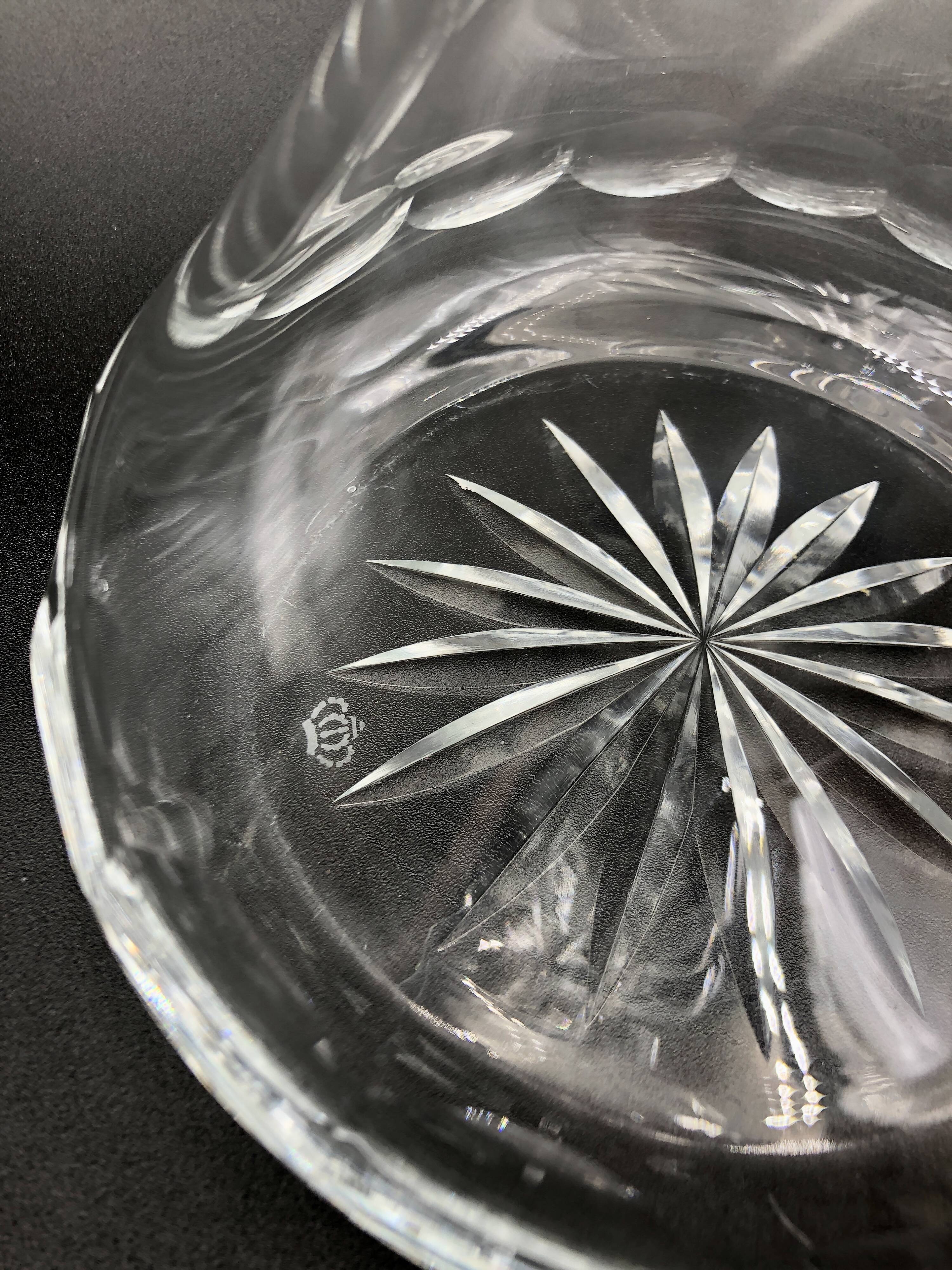 Crystal decanter Val Saint Lambert