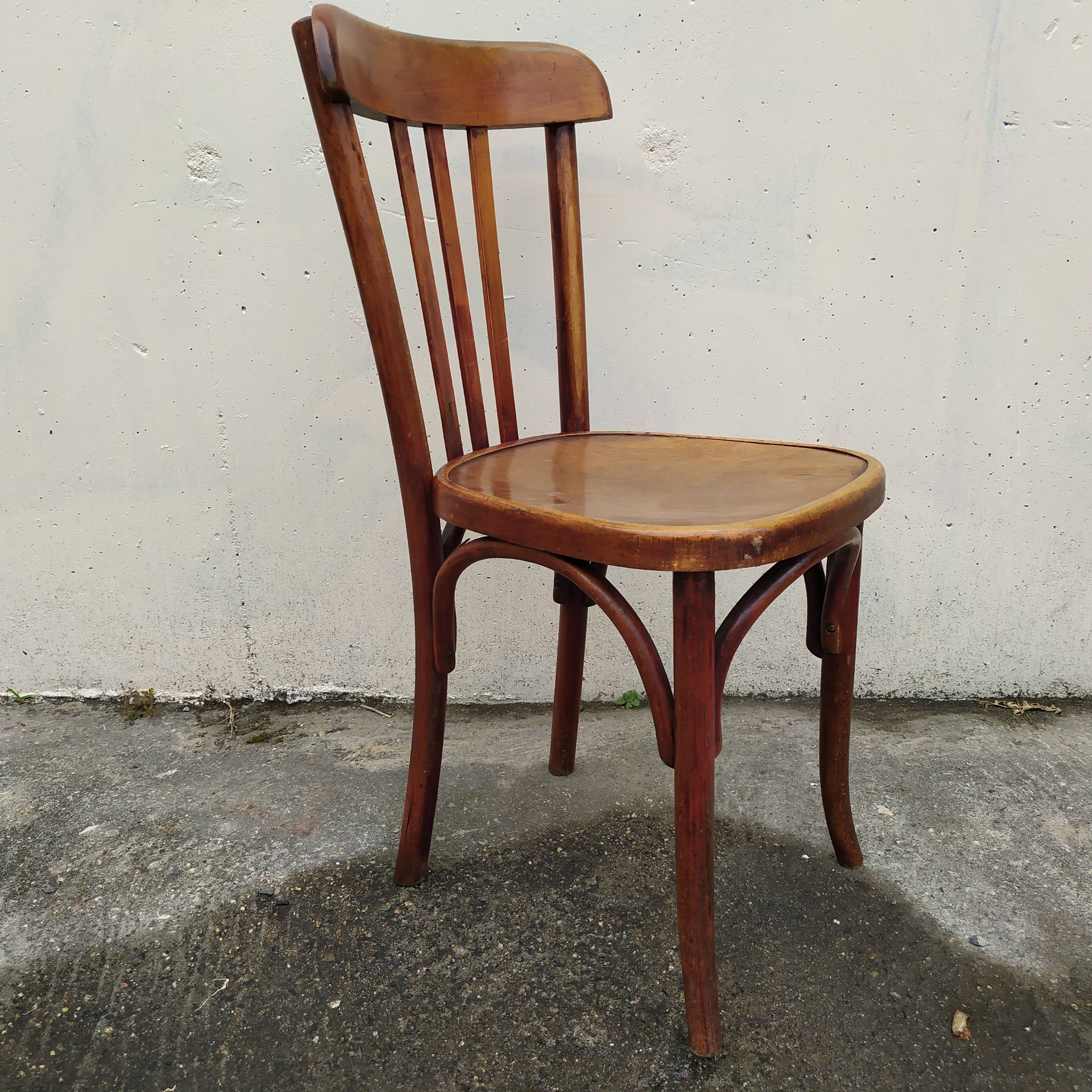 Lot de 18 chaises bistrot Fischel