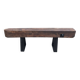 Banc en chêne piétement acier