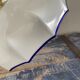 Vintage white opaline wall lamp