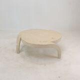 Mactan Stone or Fossil Stone Coffee Table, 1980's