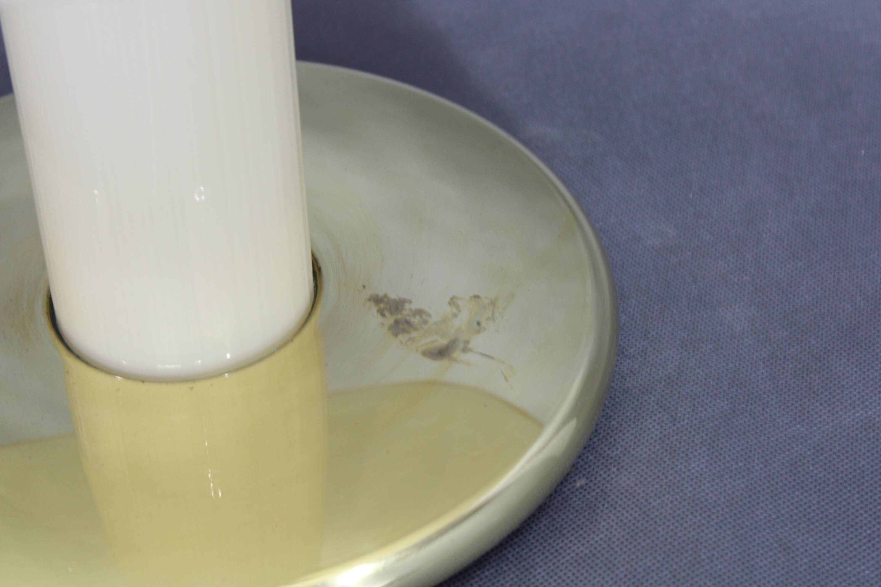 1970s Glass Mushroom Table Lamp, Italy