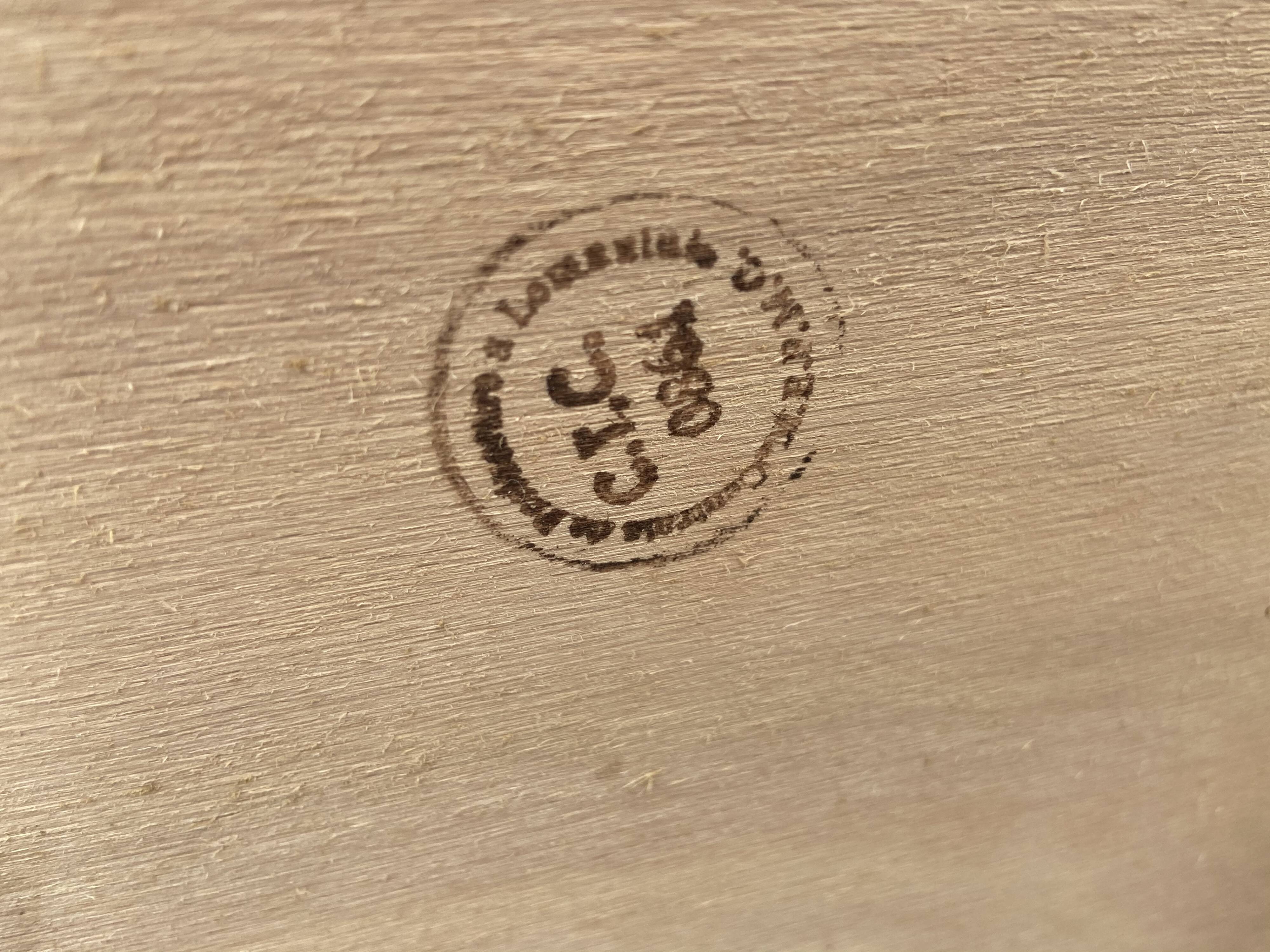 Wooden upholstery table