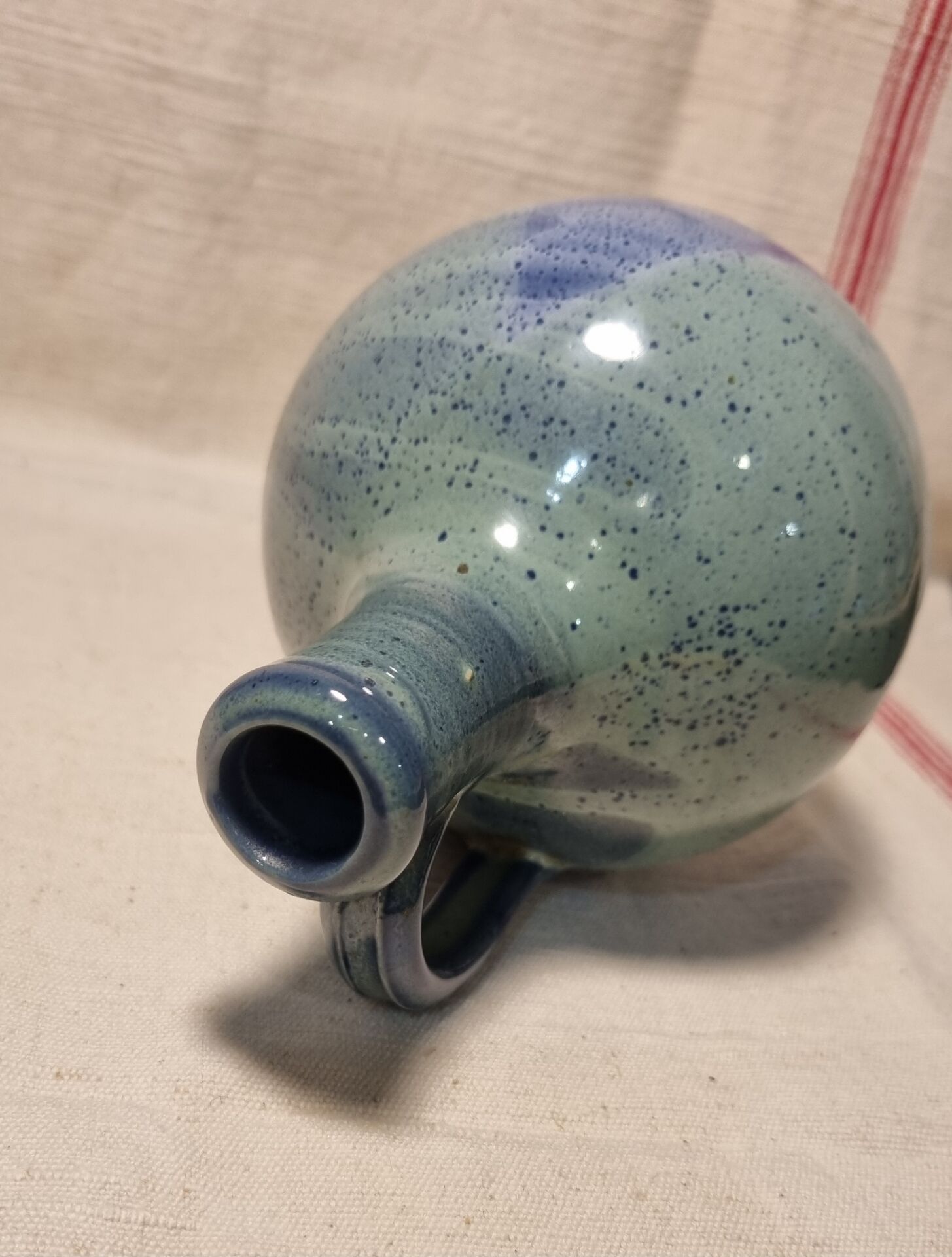 Bouteille en grès émaillé