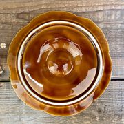 6 Sarreguemines oyster plates France in a slip